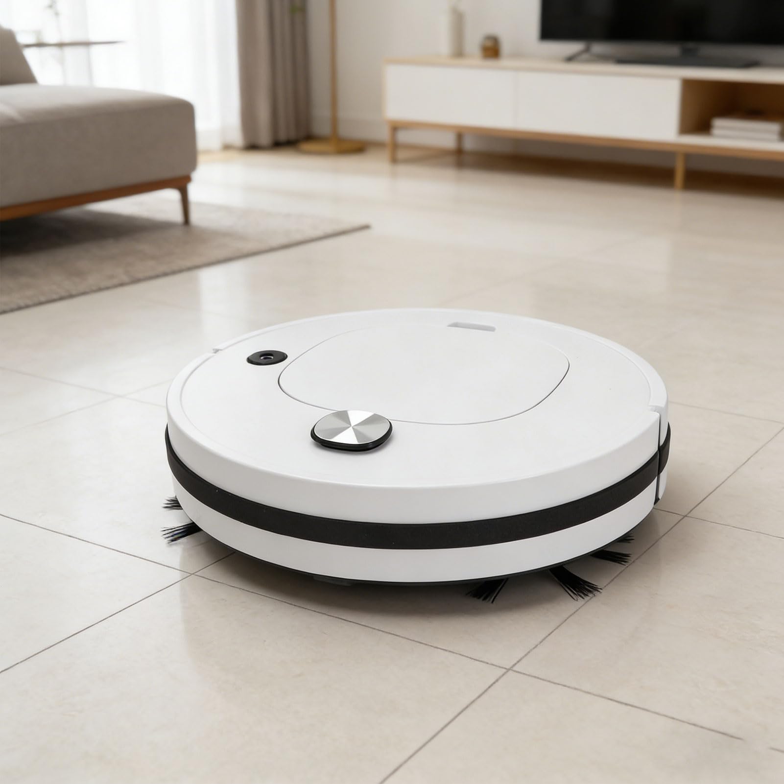 Fafeicy Robot Aspirapolvere e Lavapavimenti Combinato, Aspirazione Forte,