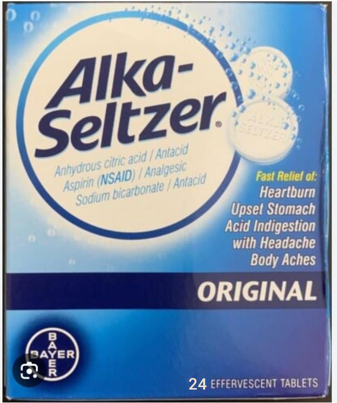 Alka-S.eltzer Original Flavor 24ct (B0DFCY6DBB) Amazon Price History, Amazon Price Tracker
