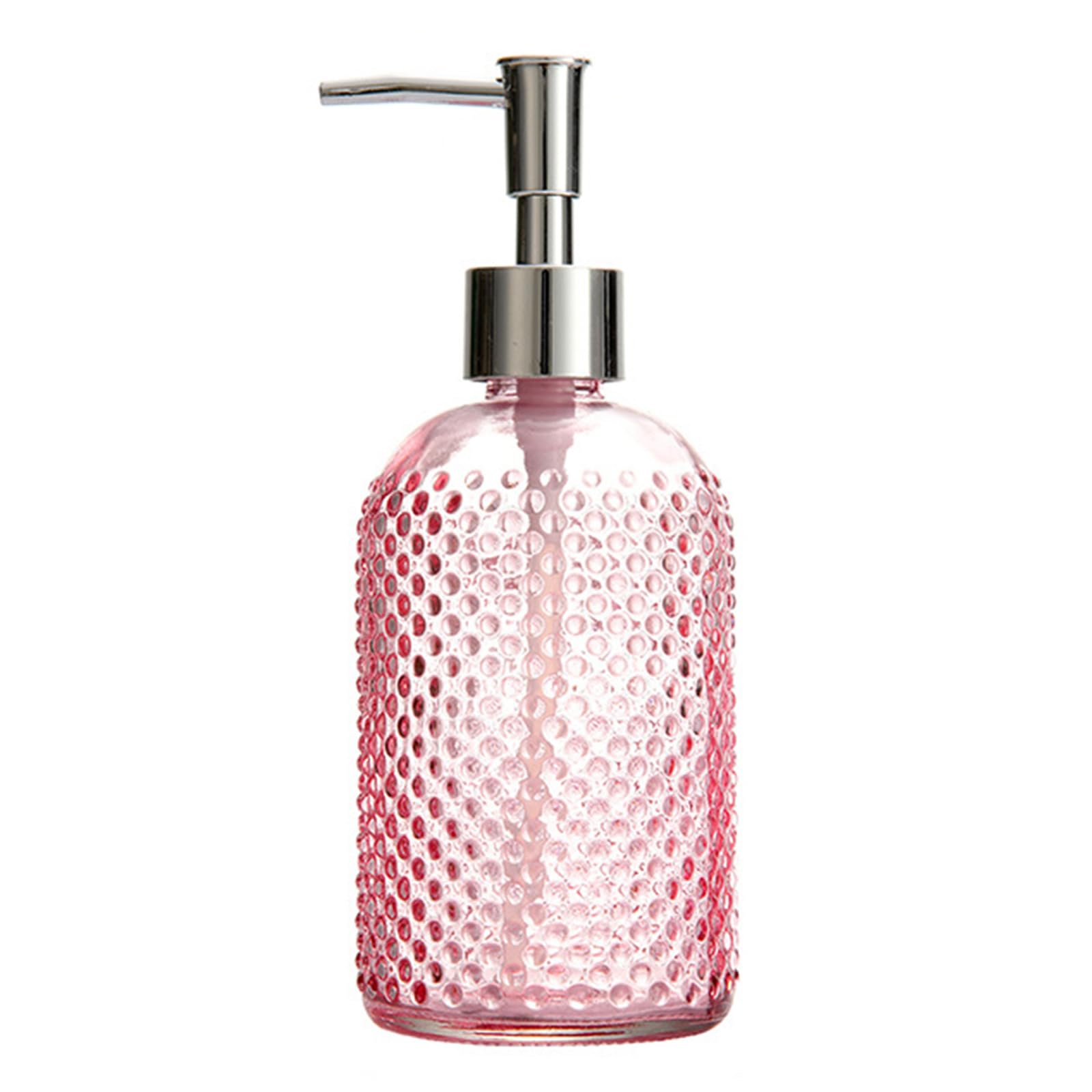 Refillable Glass Soap Dispenser Leakproof Pumps Liquid Container for Sink Countertop 400ml Bathroom Liquid Soap Dispenser for Kitchen and Bathroom
