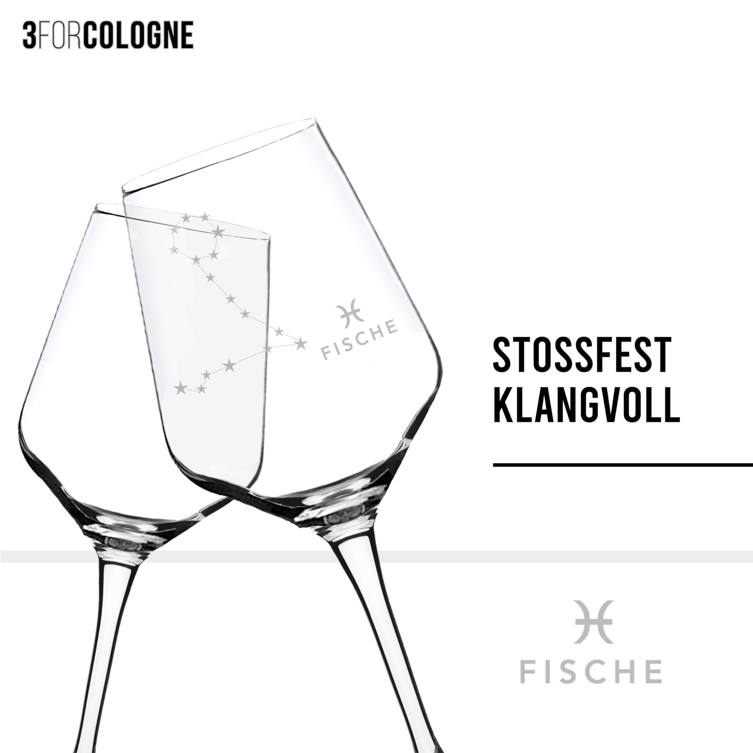 3forCologne Set of 2 Berlin Wine Glasses