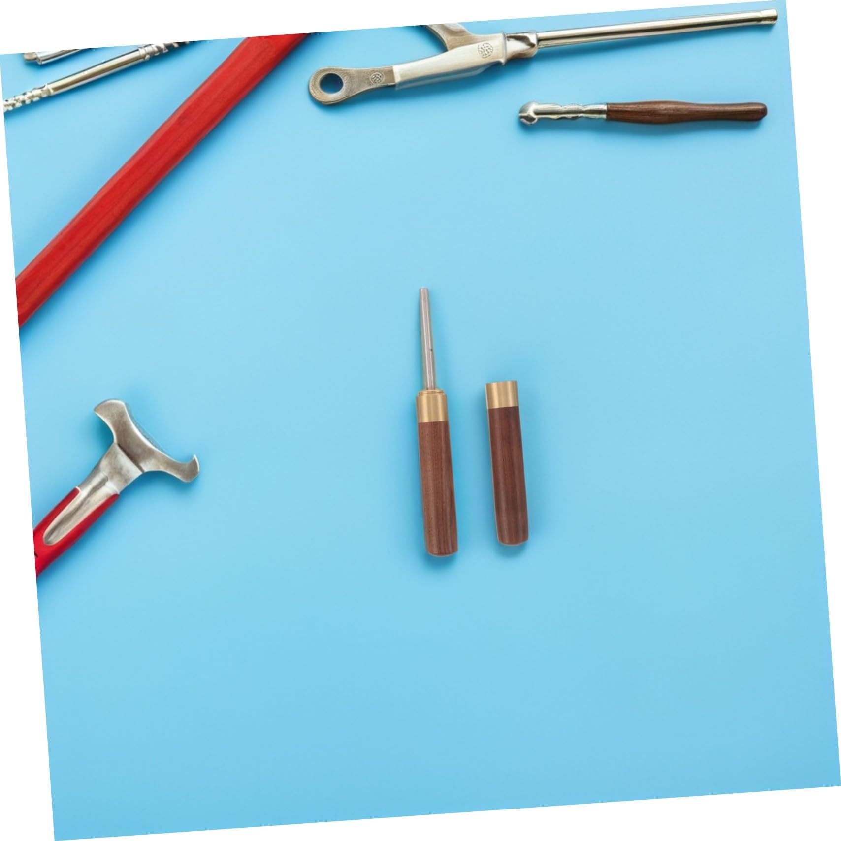 Kit de Herramienta de Remache de Precisión para Reparación de Abanicos Plegables Aplicador Portátil para Remaches Bambú Papel y Metal Herramienta de Alineación y Martillo para