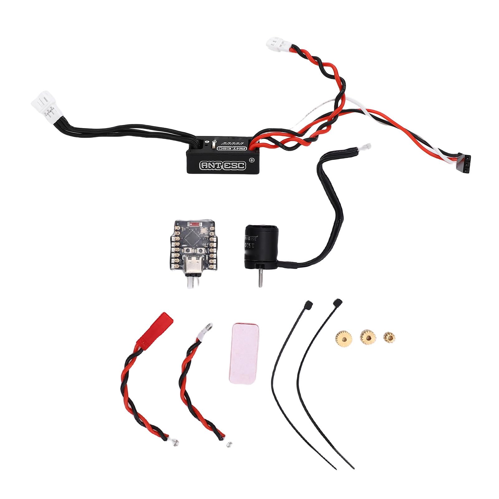 Oumefar Silnik RC ESC Combo 50A Wysokowydajny Regulator Prędkości z