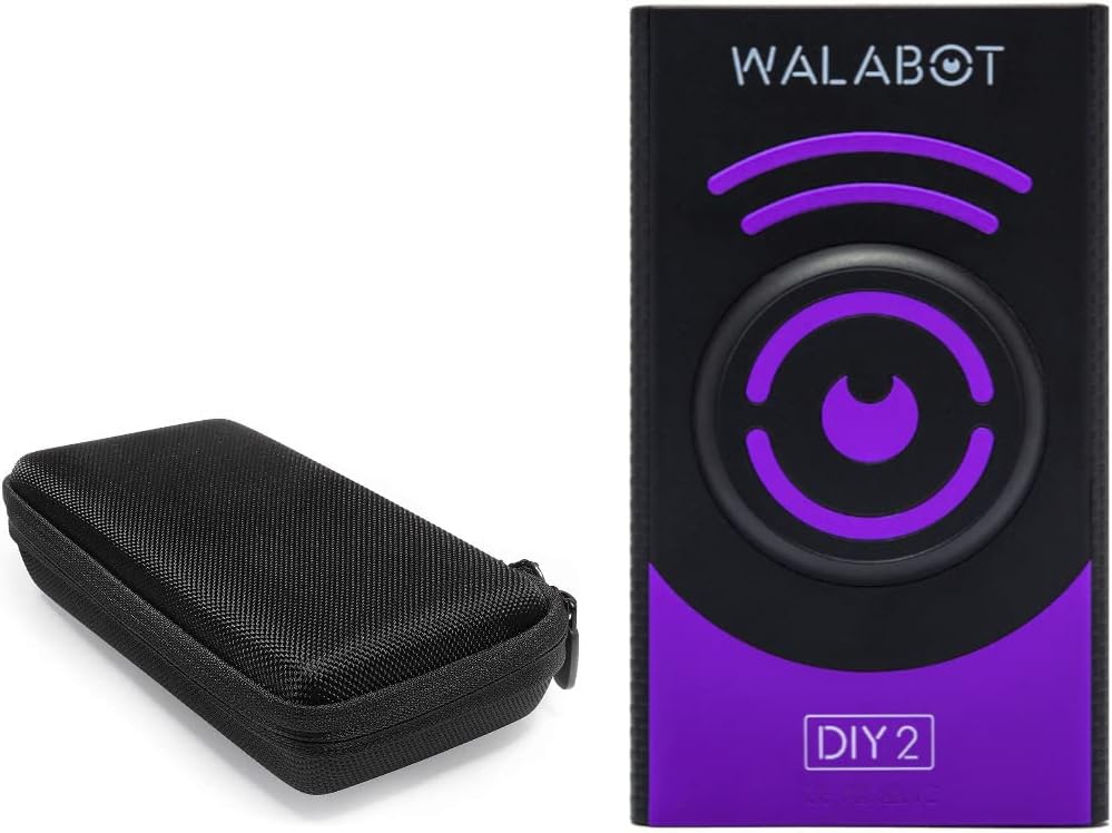 DIY 2 Advanced Stud Finder and Wall Scanner and Detector, Compatible with Android and iOS, Bundle with Carrying Case (2 Items)