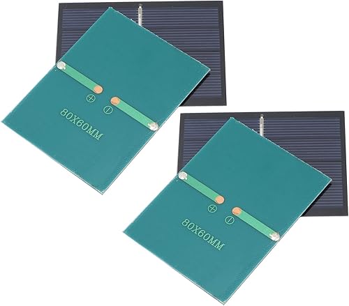 Miniatura 6 de knitting machine 4Pcs 0.65W 2V DIY Stable Performance Solar Panel Module System for Solar Toy Light Battery Charging 60x80mm
