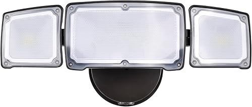 Miniatura 6 de Luces de inundación de 40 W para exteriores, lámpara de seguridad LED de 3800 lúmenes, luces de inundación LED exteriores con 3 cabezales