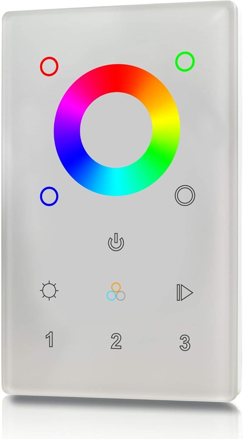 Best Deal Cheap 🛒 Zigbee Color Touch Panel Controller and Dimmer with Built-in Repeater. 3 Zone recall. Can control up to 30 Zigbee strip lights or bulbs. RGBW, Built-in Effects, Works with Hue. ZB-3007 (white) 🔥 Flash Sale Zigbee Color Touch Panel Controller and Dimmer with Built-in Repeater. 3 Zone recall. Can control up to 30 Zigbee strip lights or bulbs. RGBW, Built-in Effects, Works with Hue. ZB-3007 (white)