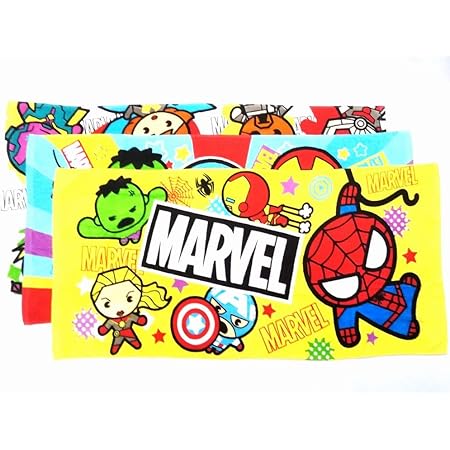 Amazon Marvel マーベル スパイダーマン アイアンマン キャプテンアメリカ等のビッグサイズ大判バスタオル3枚セット バスタオル ホーム キッチン オンライン通販