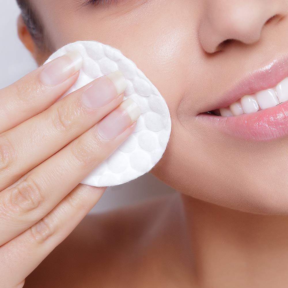 ForPro Premium Stitched Cotton Rounds, 100% Pure Cotton Pads for Removing Makeup, Nail Polish, and Cleansing Face, Pack of 6, Counts 600 - Image 9