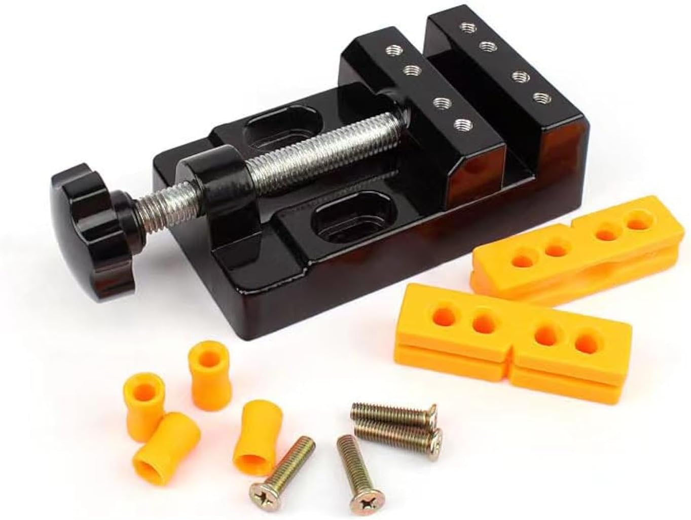 Mini Bench Clamp, Flat Jewelry Carving Tool, Multifunctional Mini Vise Clamp for DIY, Walnut Carving, Watch Repair, Sculpture Craft, Jewelry, and Table Bench Vice for Repairing and Carving