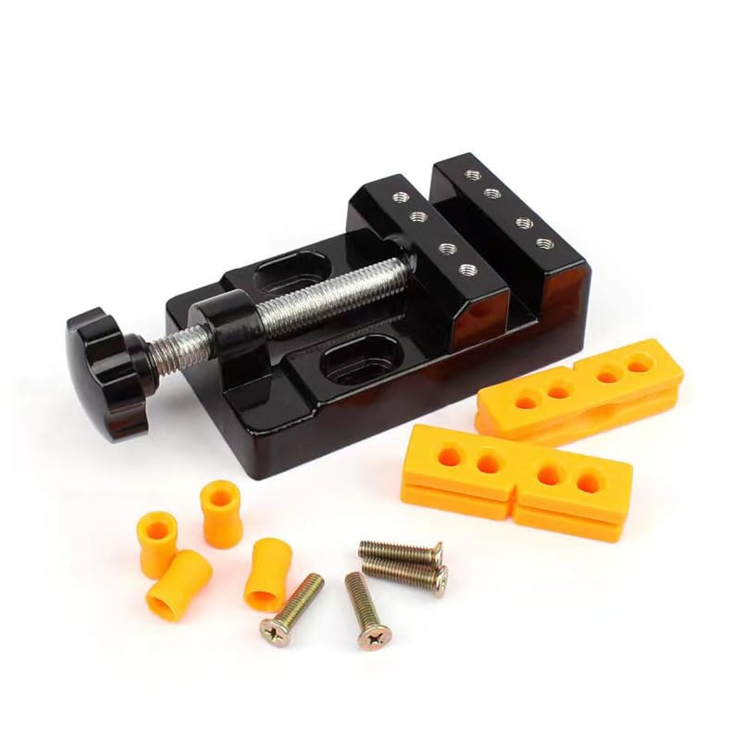 Mini Bench Clamp, Flat Jewelry Carving Tool, Multifunctional Mini Vise Clamp for DIY, Walnut Carving, Watch Repair, Sculpture Craft, Jewelry, and Table Bench Vice for Repairing and Carving