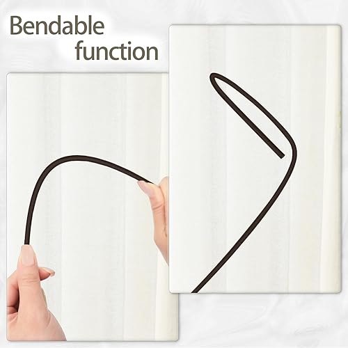 Miniatura 3 de LECAMEBOR - Estacas para plantas, 20 estacas flexibles para orquídeas de un solo tallo para plantas de interior y exterior, plantas en maceta,