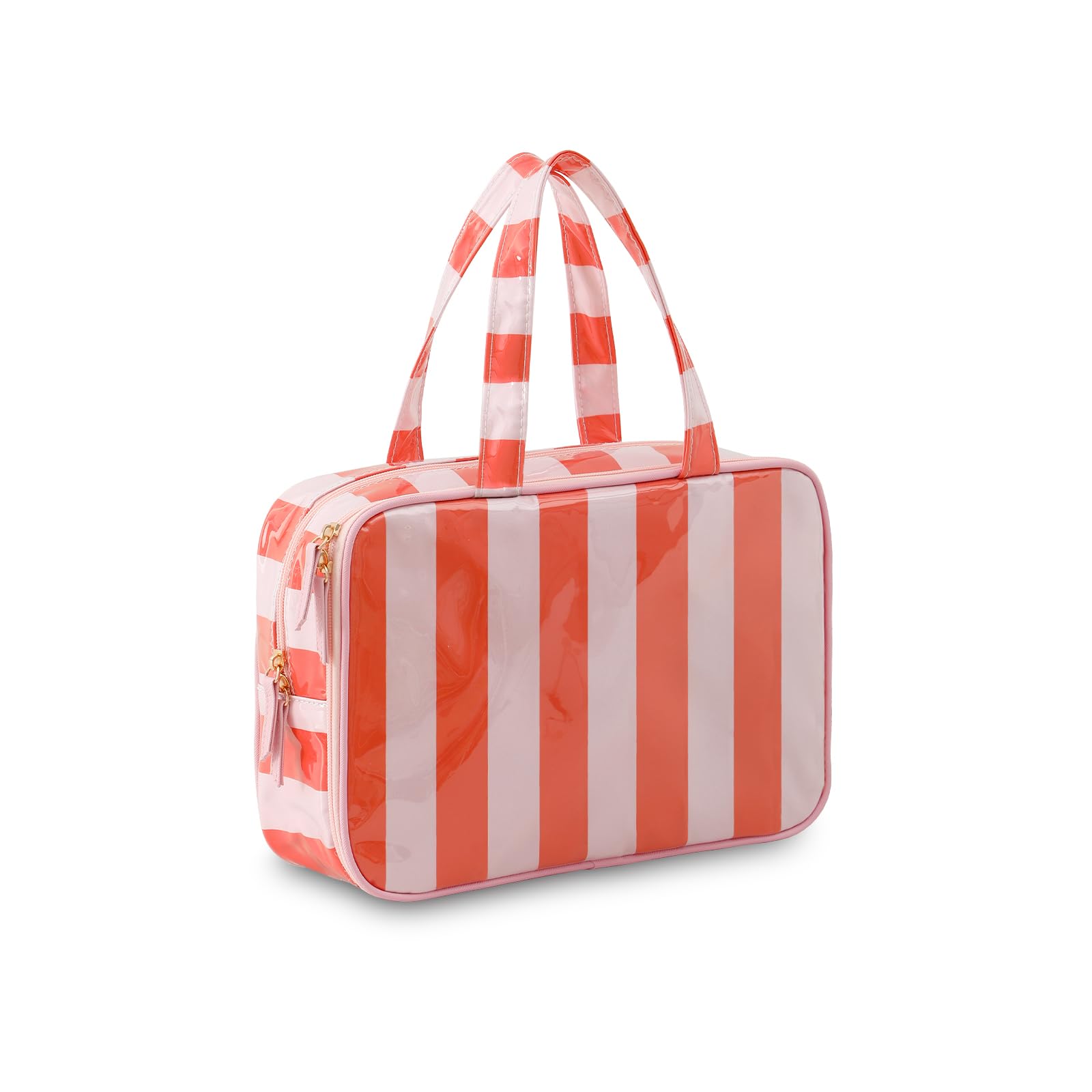 Travel Toiletry Bag for Women, Waterproof Clear-Coated Organizer