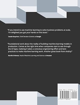 Machine Learning Engineering