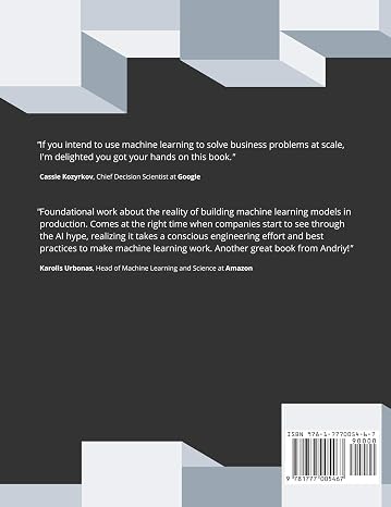 Machine Learning Engineering