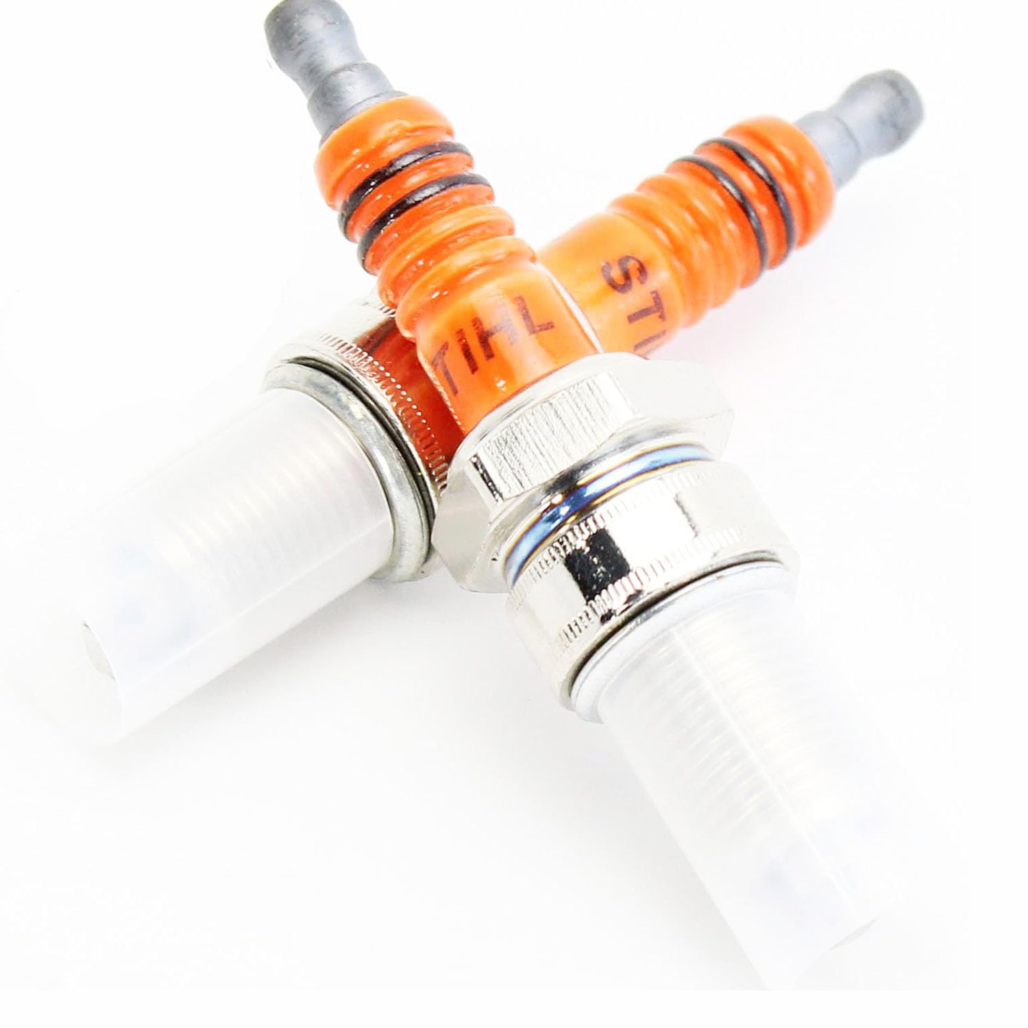 2x Zündkerzen F6TC/F7TC - Kompatibel Mit Motorsense, Rasenmäher & Generator