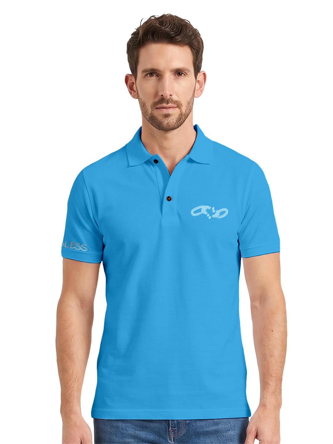 fighterhero Men's Polo T-Shirt | Cotton Rich | Globally Certified Fabric | Wrinkle-Resistant | Colors Dont Fade | Regular Fit | Boundless Design-picture-31