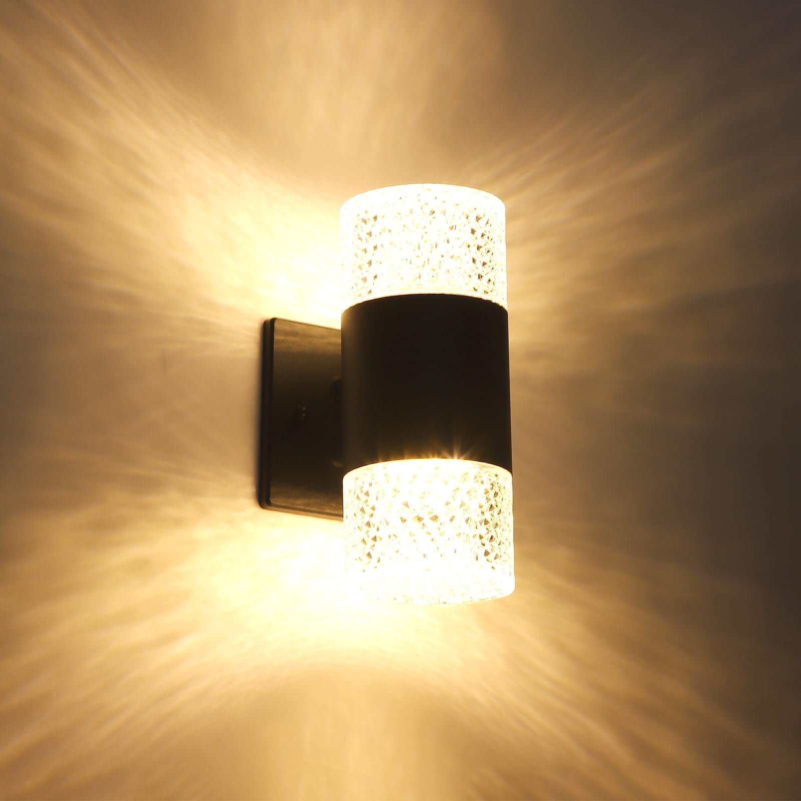 Outdoor Wall Lights LED Outdoor Porch Wall Lights Round Up and Down