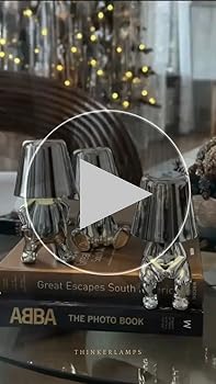 ThinkerLamps ランプ　ゴールド Mr WHAT ThinkerLamps - Silver (Mr. What) Thinker Lamp Desk Lamp Room