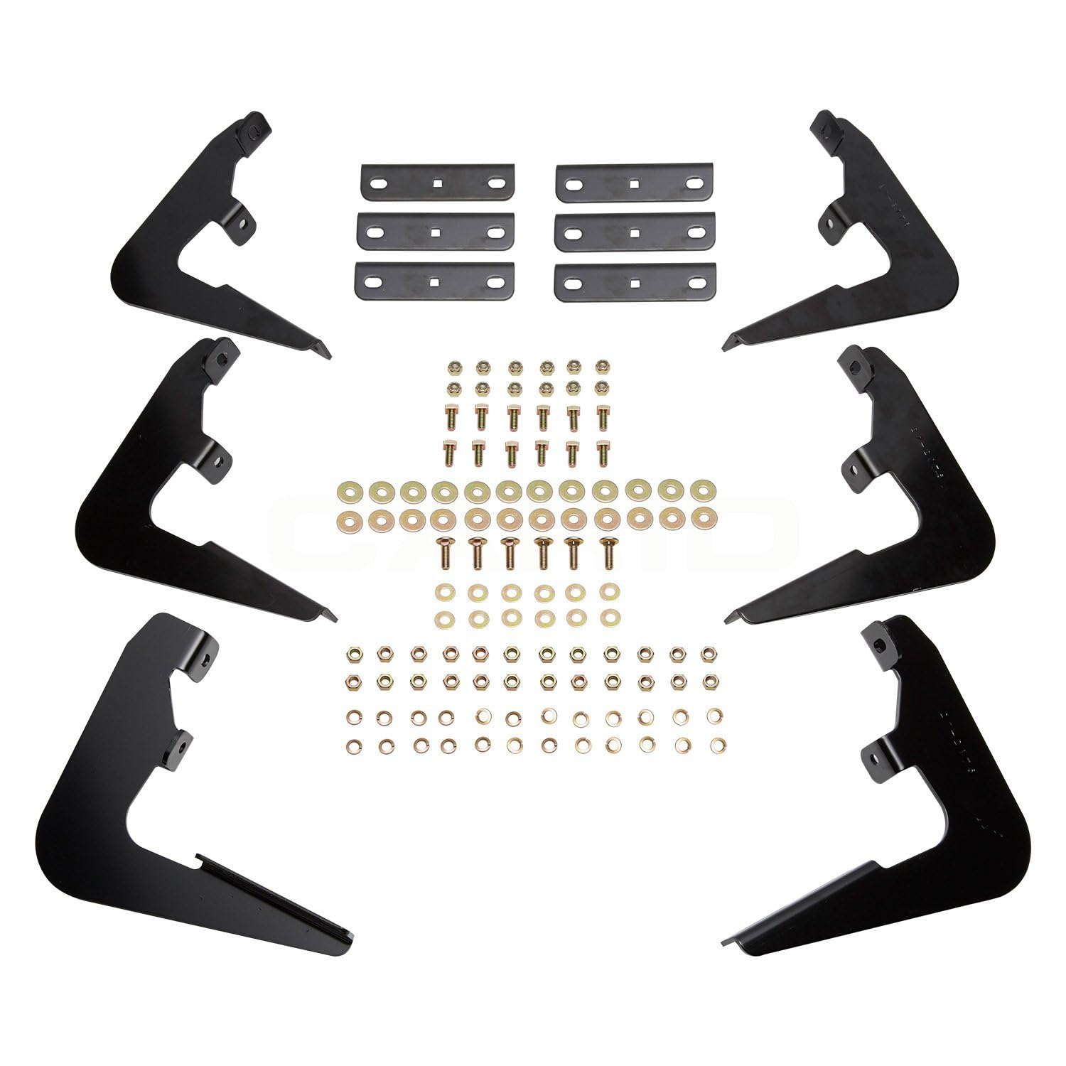 22-2255 Premier Oval Nerf Bar Mount Kit fits 2019-2025 Silverado Sierra 1500 (Exc 2019 Silverado LD/Sierra 1500 Limited) 2020-2025 Silverado Sierra 2500 3500 Double Cab Crew Cab Black Pair