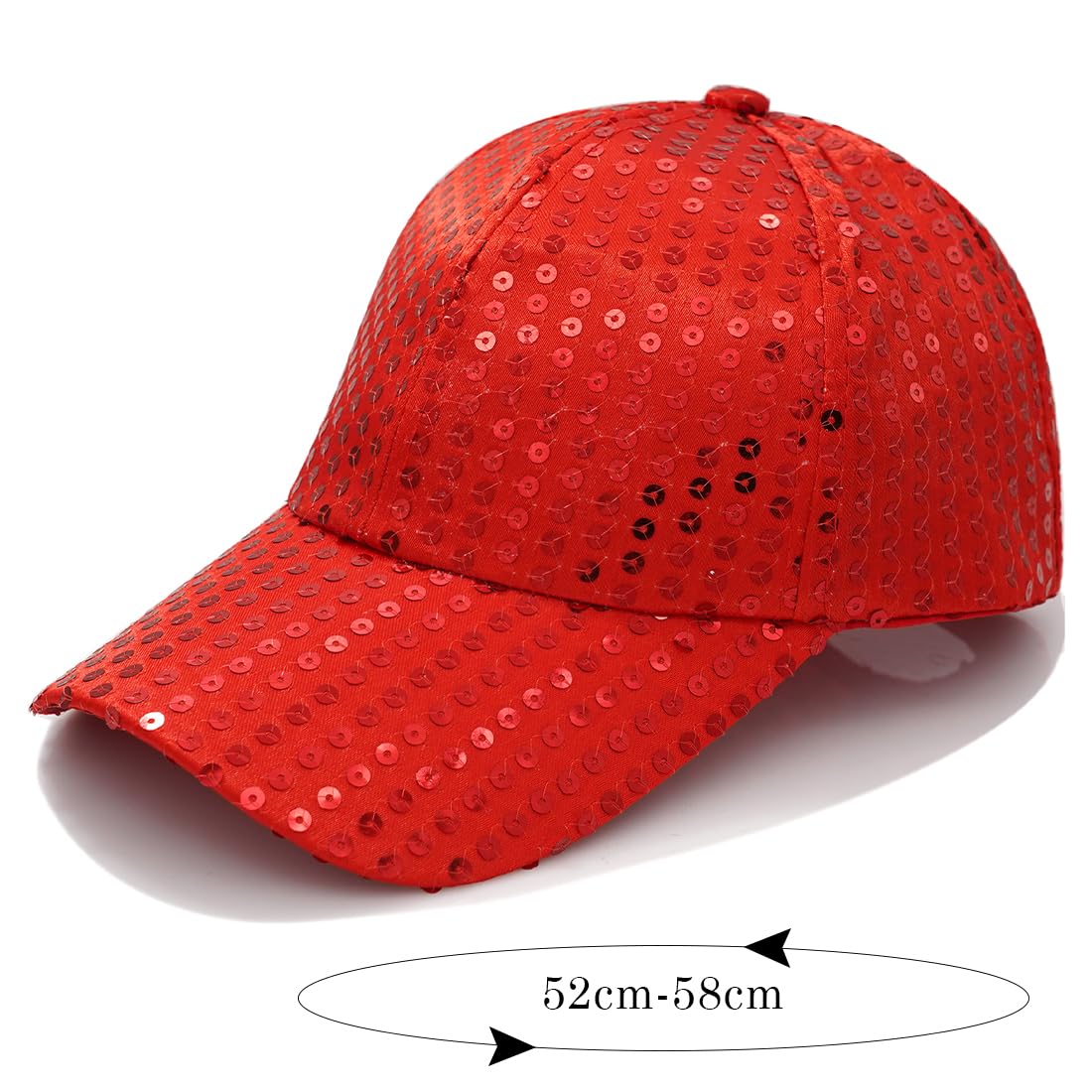 Casquette de baseball à paillettes pour garçon et fille - Chapeau Hip Hop brillant