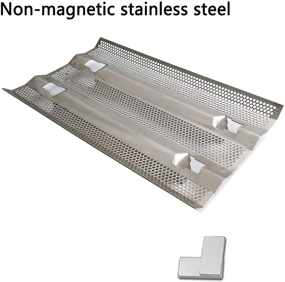 SN3521(2-Pack) SN3541(1-Pack) 13.75 inch Stainless Steel Heat Plate for Fire Magic 14-S1S1N-A, 14-S2S1N-A, 24-S1S1N-62, 24-S2S1N-62, 34-S1S1N-A, 34-S2S1N-A, Regal I