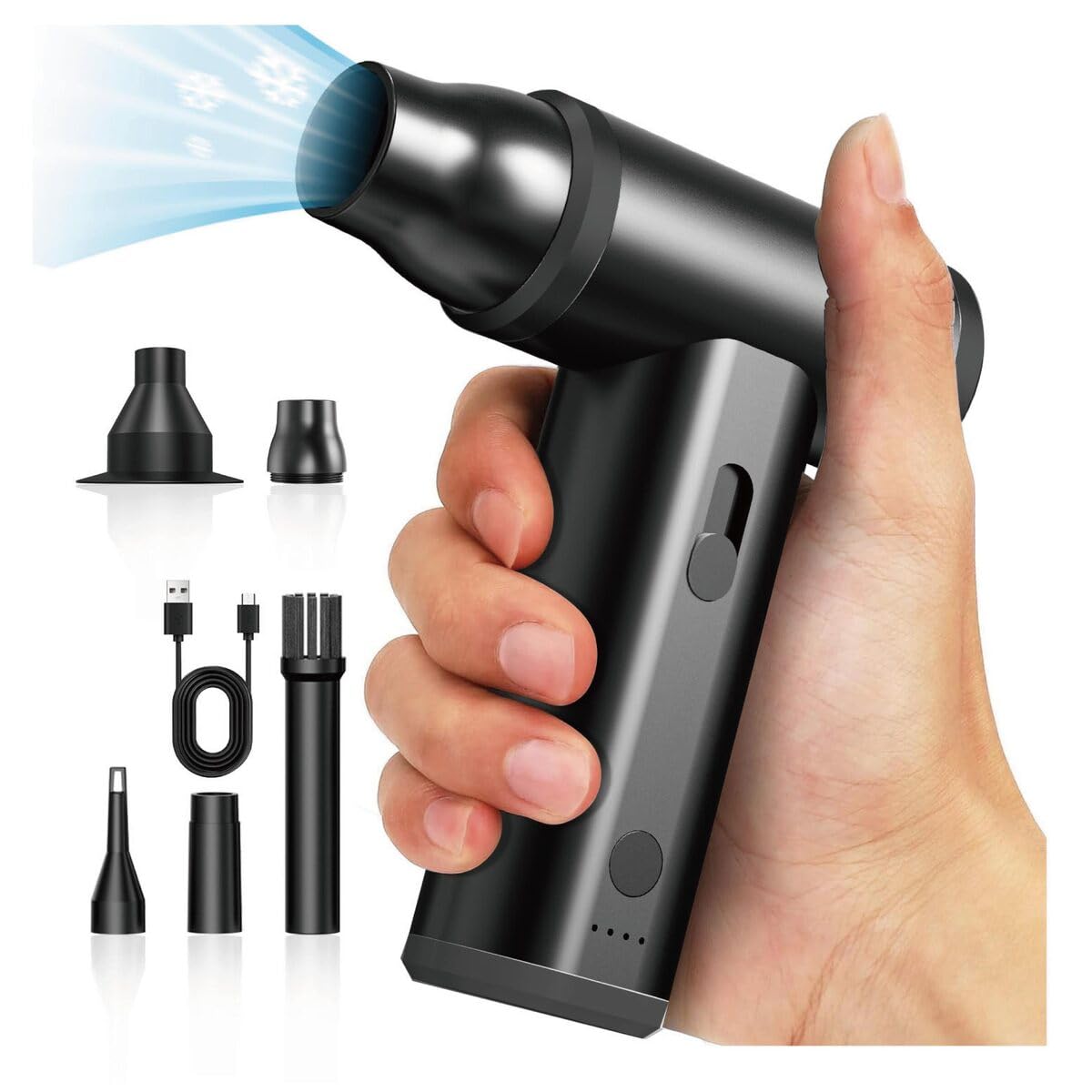 Amazon.co.jp: ブロワー 庭掃除 雑草 除草除雪 洗車 花粉対策 ミニ