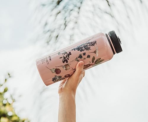 Miniatura 5 de Harry Potter Herbology Floral Botella de agua de acero inoxidable con tapa resistente a fugas  Jarra deportiva grande  Capacidad para 20 onzas