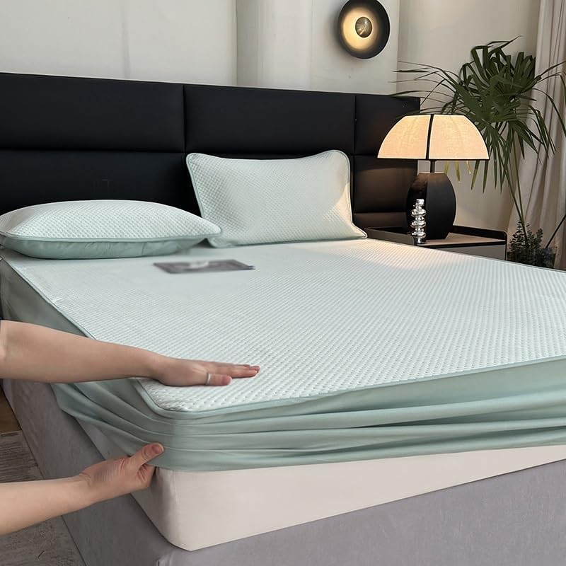 Smooth, and Cool Three-piece Bed Cover Fully Wrapped image 4