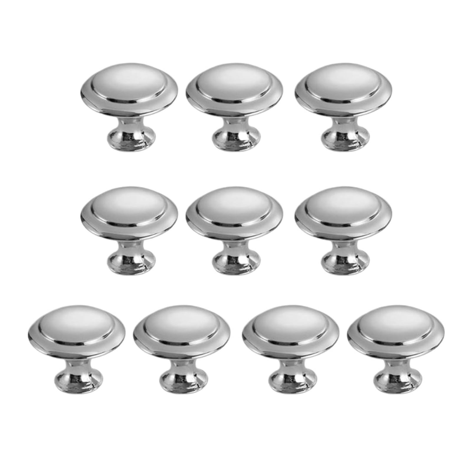 Xavren Silver. Round Cabinet Knobs 25Pcs Stainless Steel Drawer Pulls With Screws