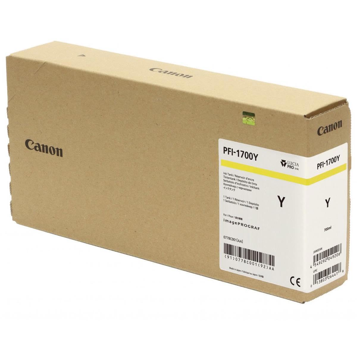 Canon Cartuccia d'inchiostro PFI-1700 Y
