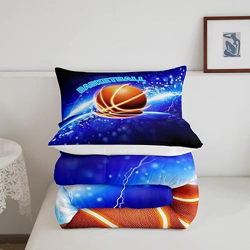 Miniatura 226 de Castle Fairy Juego de ropa de cama de béisbol, tamaño matrimonial, juego de edredón de 3 piezas para niños, niños, adolescentes, decoración