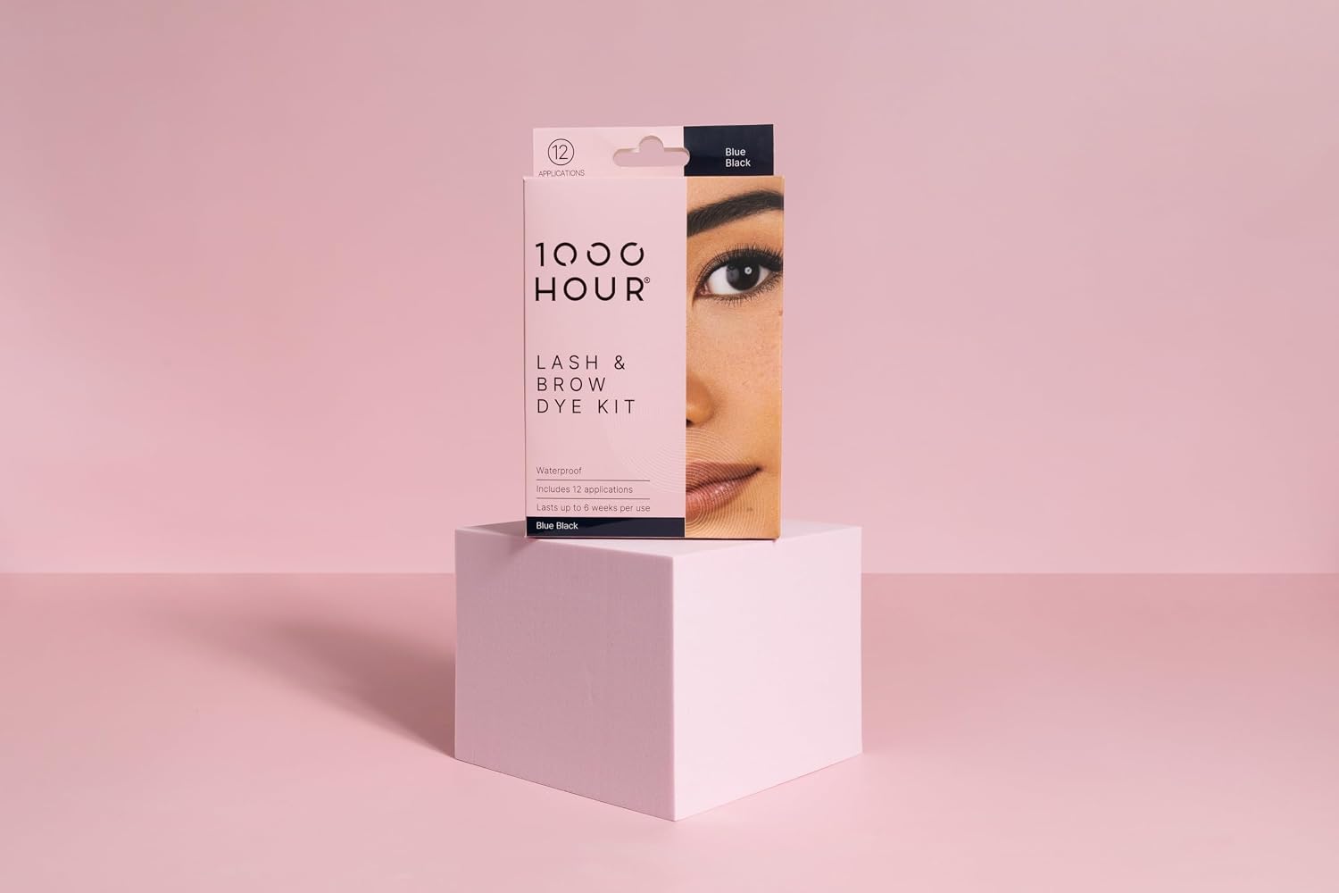 1000 Hour Professional Formula Lash & Brow Kit - Defined Brows w/a Long-Lasting Formula with Eyebrow Mascara - Brow Gel for Stunning Brows that Last Up To 6 Weeks with 12 Applications - Blue Black