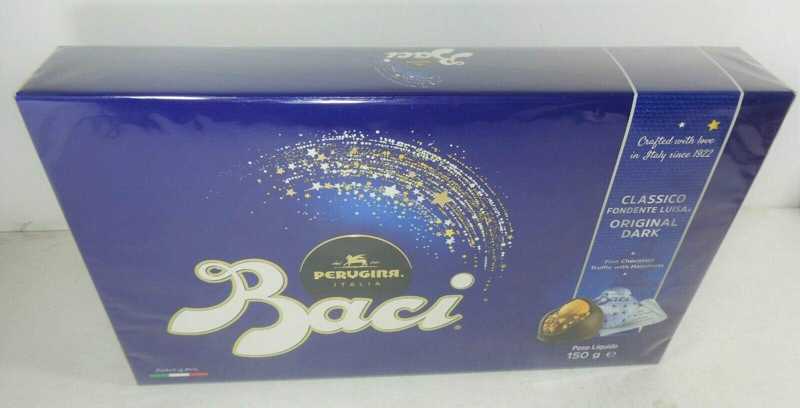 BACI PERUGINA Box 150g Classico Dark FINE Chocolate Truffle with Hazelnuts