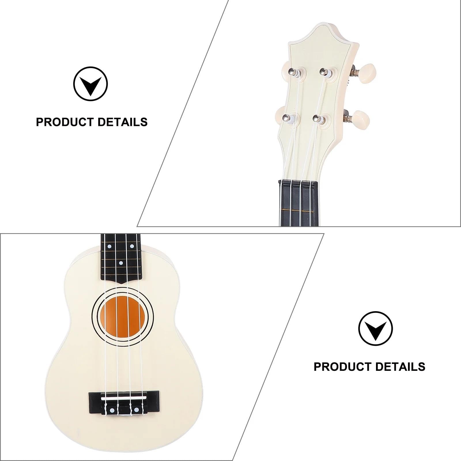 Ukulele Zestaw Ukulele 12 Cali Dla Początkujących Lekki Mały Stabilny Dźwięk Drewno Lipowe(Type3)