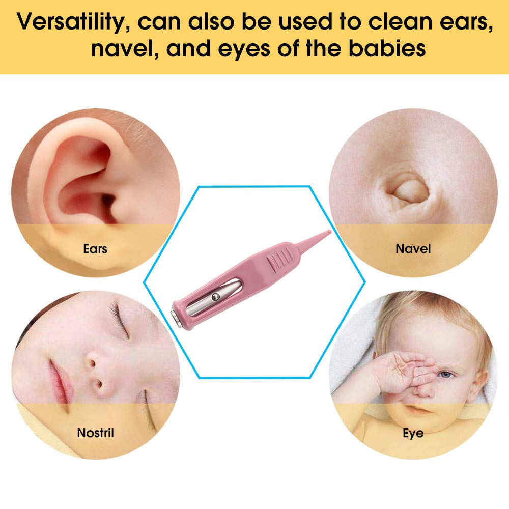 XiaoXIN Nez sûr pour bébé Clip propre Pince à épiler pincée Pince à pincer oreille Nez Clean Pinel Infant Toddle Care Booger Remover