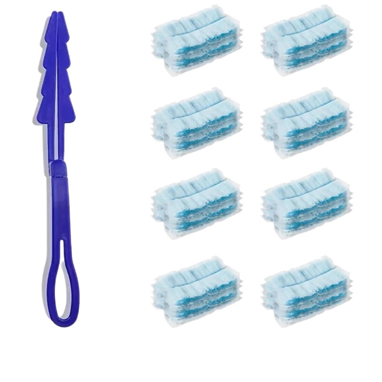 Cleaning Duster 10-100pcs Duster Refills Handle Included Electrostatic Cloths Effortless Dust Removal For Furniture Blinds(80PCS)