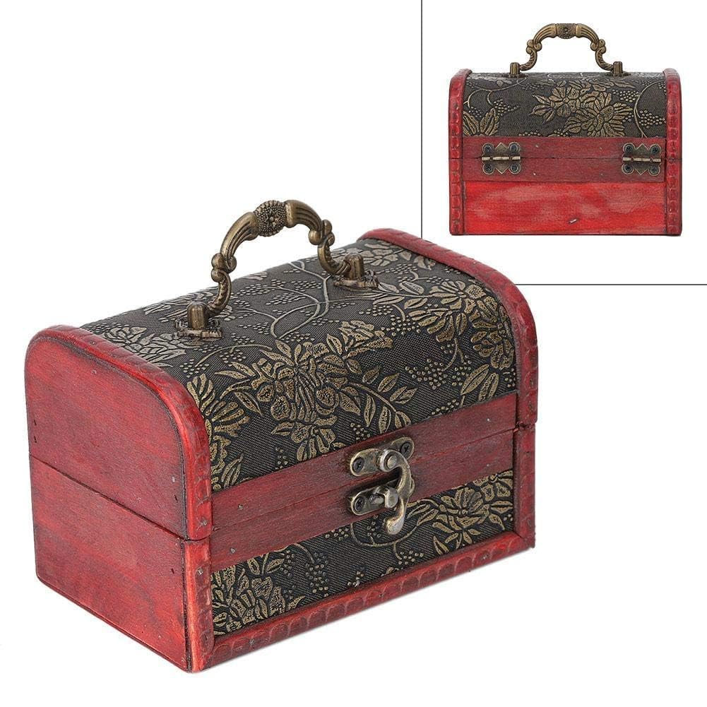 ARTISTERY Antique Treasure Chest Decorative Wooden Lock Box for Treasures Gift Money Emerald |Home & Garden | Household Supplies & Cleaning | Home Organization | Storage Boxes 2