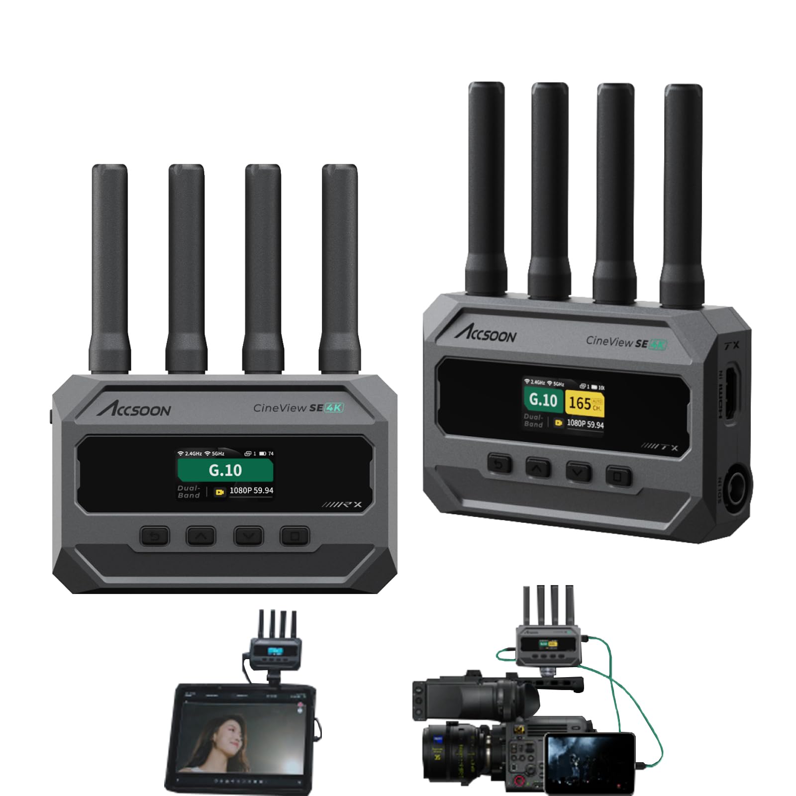 Amazon.com: ACCSOON CineView SE 4K Wireless Video Transmission