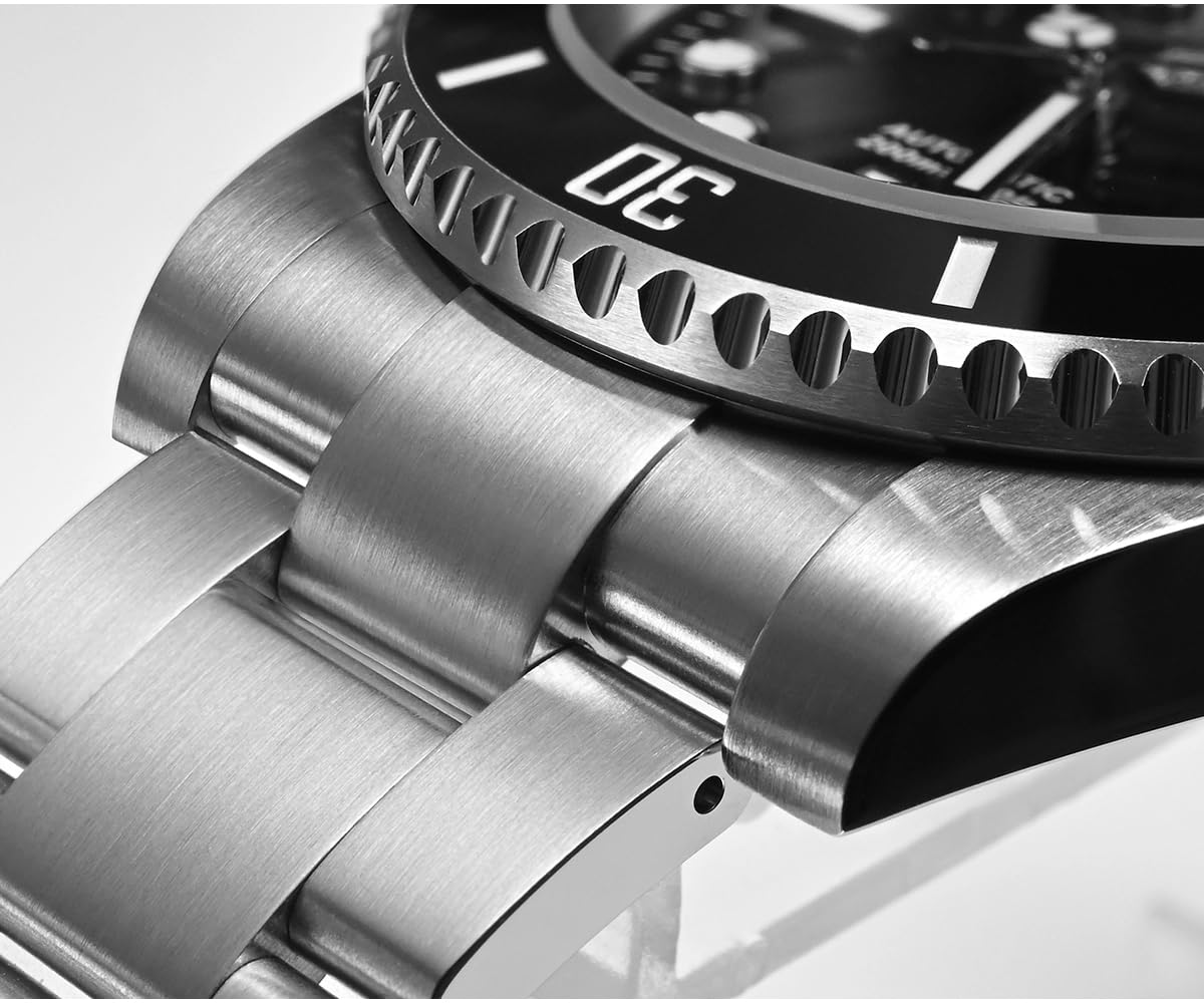 San Martin SN0017G-E - Reloj de pulsera para hombre (40 mm, 20 bares, ST2130, mecánico, automático, de lujo, resistente al agua)