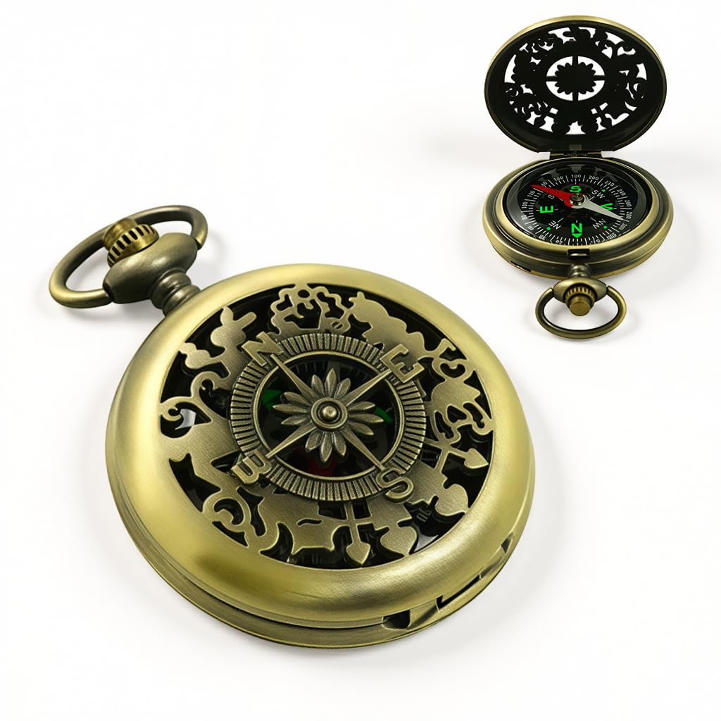 Proberos® Vintage Pocket Watch Compass-picture-11