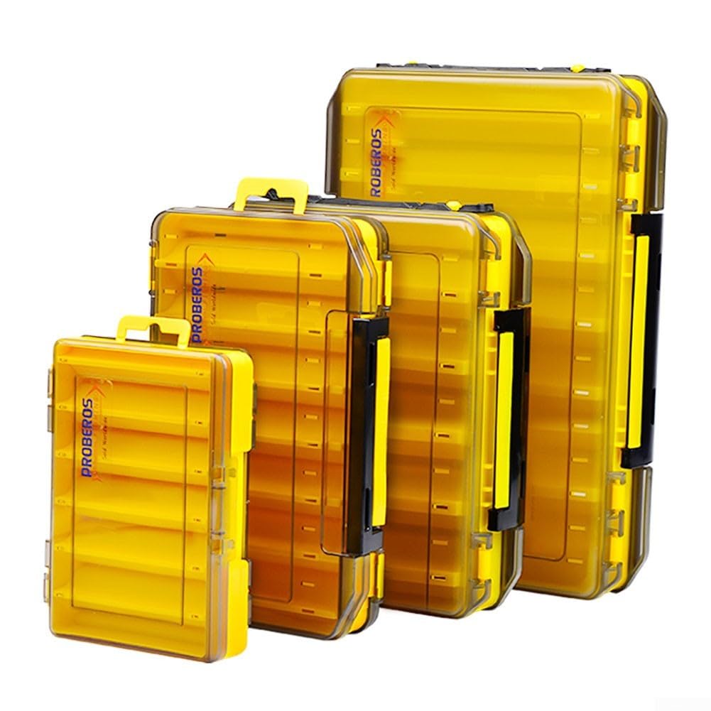 for PROBEROS Double Sided Transparent Lure Box for Convenient Fishing Accessory Storage (B)