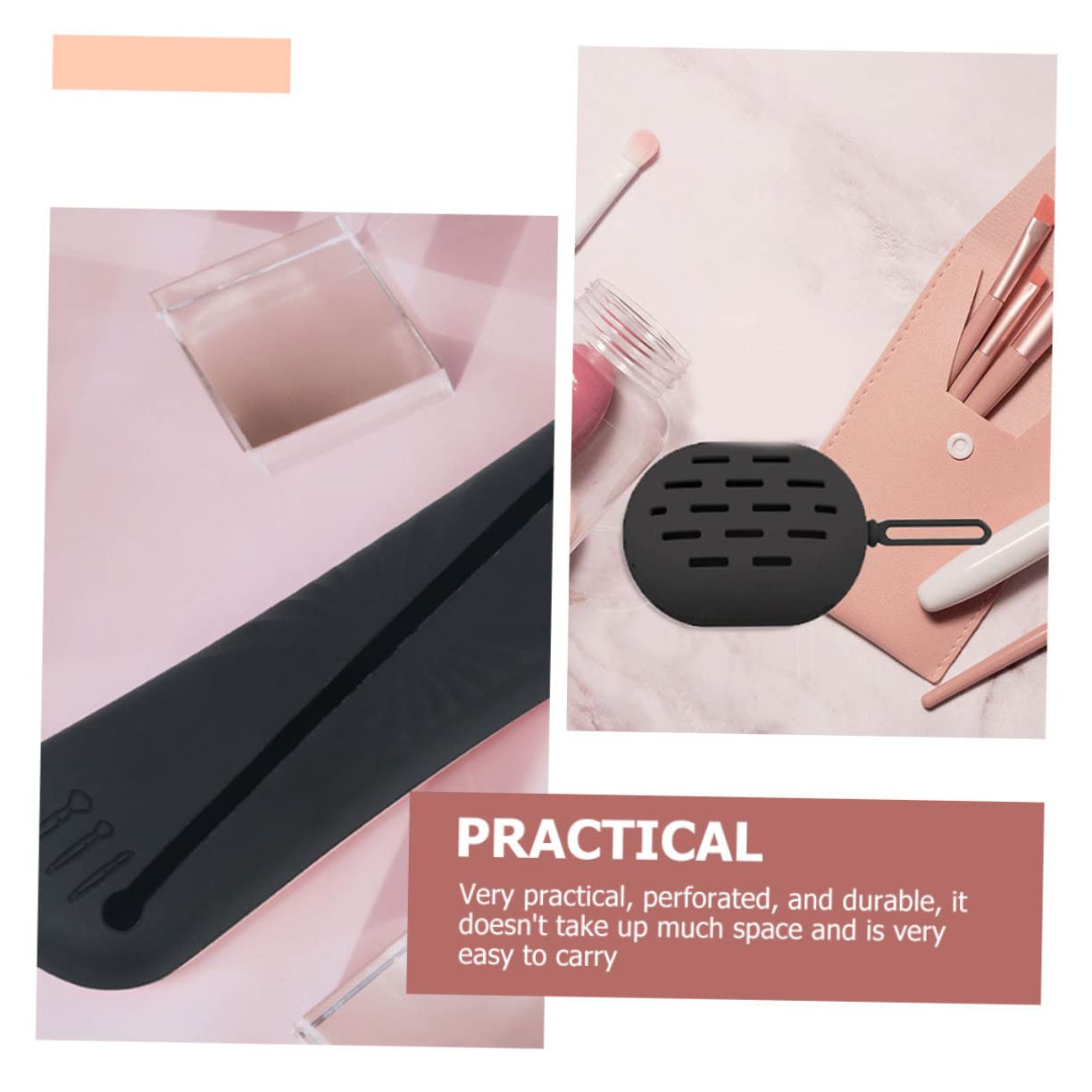MAGICLULU 3 Sätze Schönheits-Ei-Kosmetiktasche Schwämme Machen Reise-Make-up-Pinsel Pinsel Tasche Makeup Make up Organizer Make-up-Taschen Make-up Beauty-Schwammhalter bilden