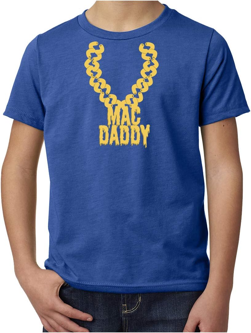 Mac Daddy Youth T-Shirts, Kids Funny Graphic T-Shirts Mac and Cheese Shirts