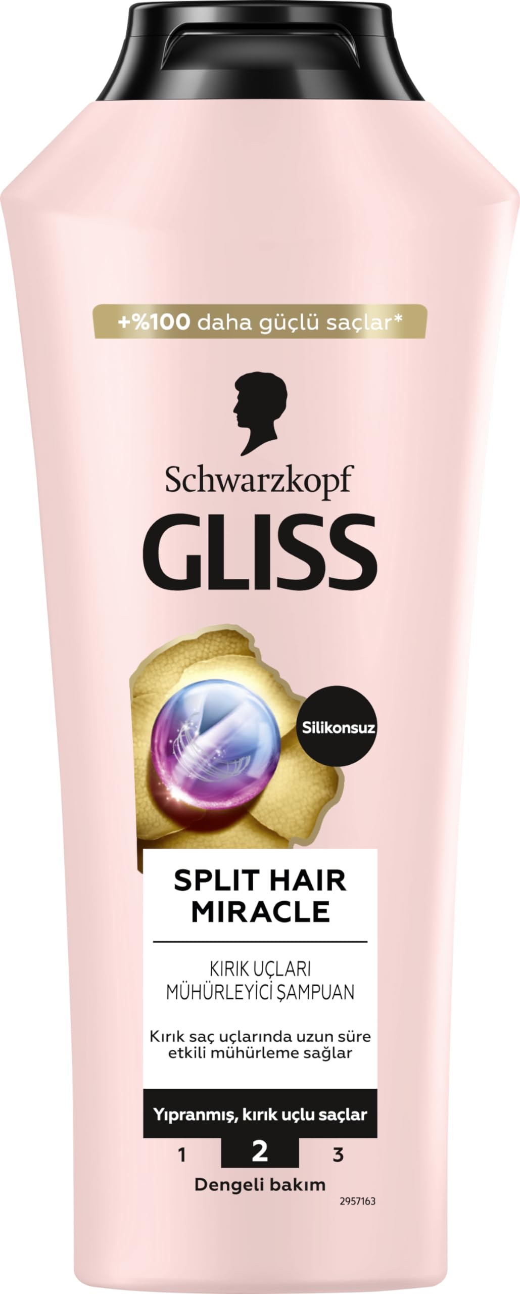 Gliss Split Hair Miracle Kırık Uçları Mühürleyen Şampuan 400ml