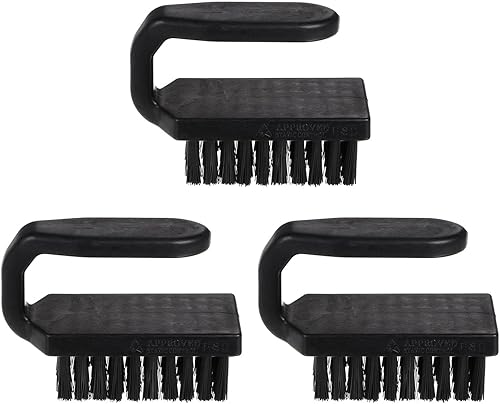 HARFINGTON Cepillo de limpieza antiestático, mango en forma de U, cerdas conductoras de plástico fotovoltaico de 0.787 x 1.260 in, cepillos ESD