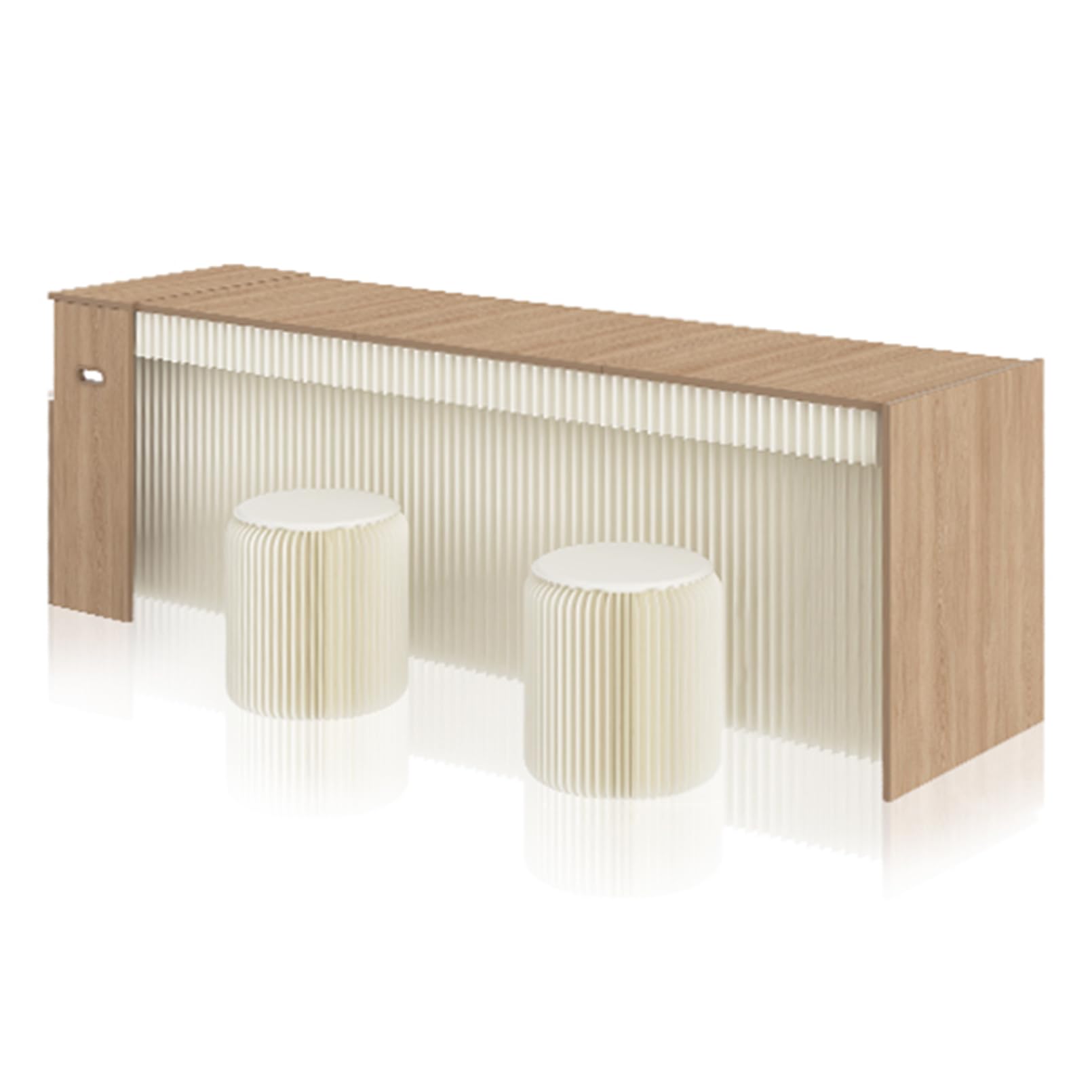 Amazon.com: Retractable Accordion Folding Table Home Removable