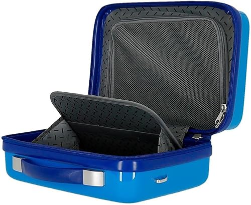 Miniatura 6 de Marvel Spiderman Go webs go - Neceser adaptable con correa de hombro azul, Azul, Bolsa de inodoro