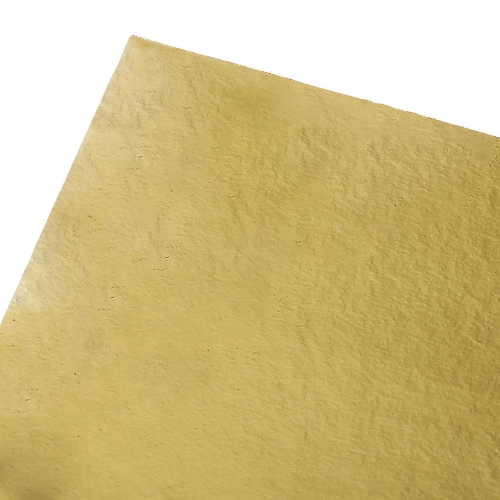Juego de 3 500 hojas de hojas doradas de papel de aluminio para decoración de arte dorado K Gold