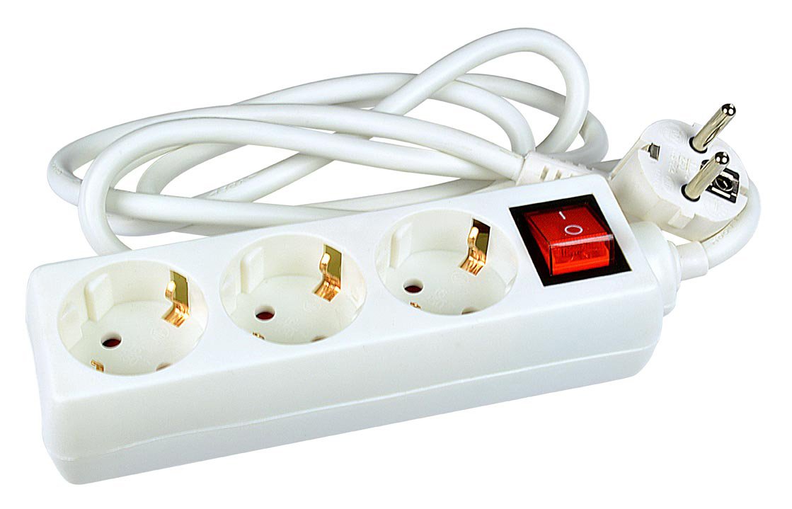 Kinzou ③ Kinzo 56667 3-gniazdowy blok + przełącznik wielokolorowy