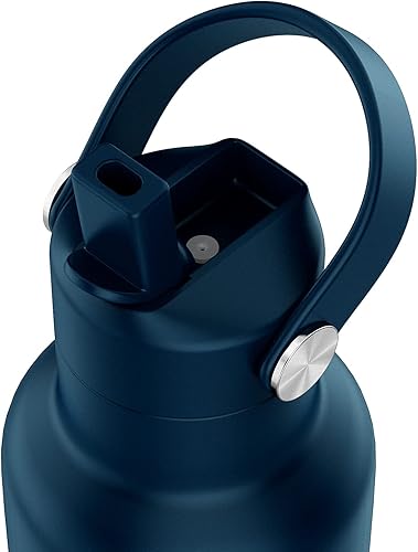 Vista 7 de Tapa de popote de boca estándar para Hydroflask de 24, 21, 18 onzas, tapa con pajitas para Hydro Flask y otras botellas de agua, accesorios